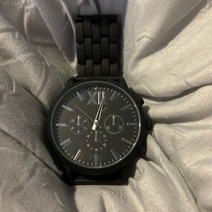 Black/Stainless Steel INC Watch